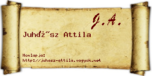 Juhász Attila névjegykártya